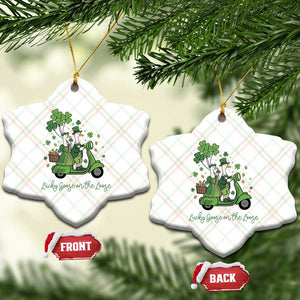 Lucky Goose On The Loose Ceramic Ornament St Patricks Day Irish Pride TS12 Print Your Wear