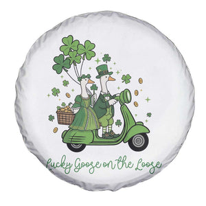 Lucky Goose On The Loose Spare Tire Cover St Patricks Day Irish Pride TS12 Print Your Wear