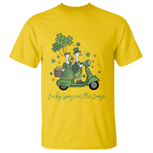 Lucky Goose On The Loose T Shirt St Patricks Day Irish Pride