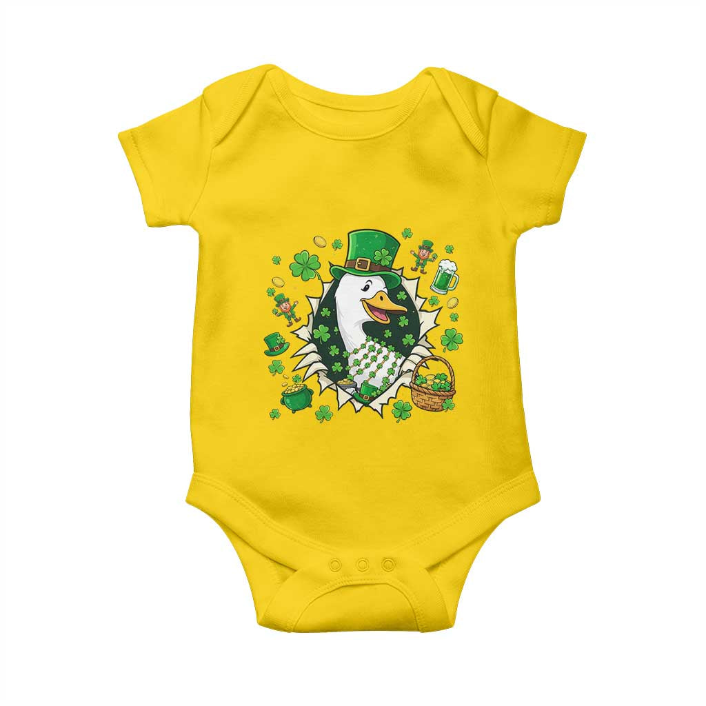 Funny Silly Irish Goose Baby Onesie St Patricks Day Celebration TS12 Daisy Print Your Wear