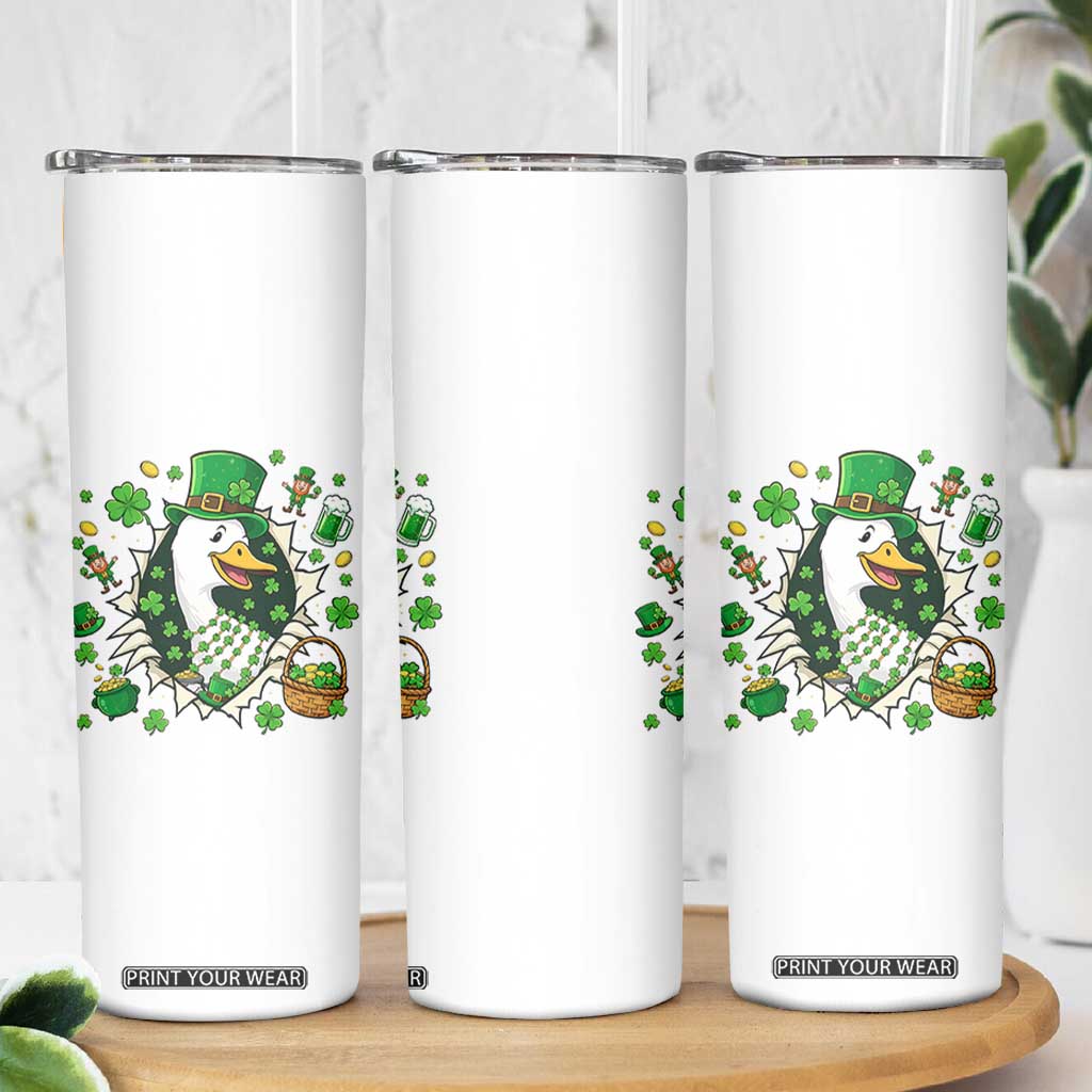 Funny Silly Irish Goose Skinny Tumbler St Patricks Day Celebration TS12 Print Your Wear