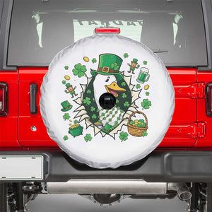 Funny Silly Irish Goose Spare Tire Cover St Patricks Day Celebration TS12 White Print Your Wear