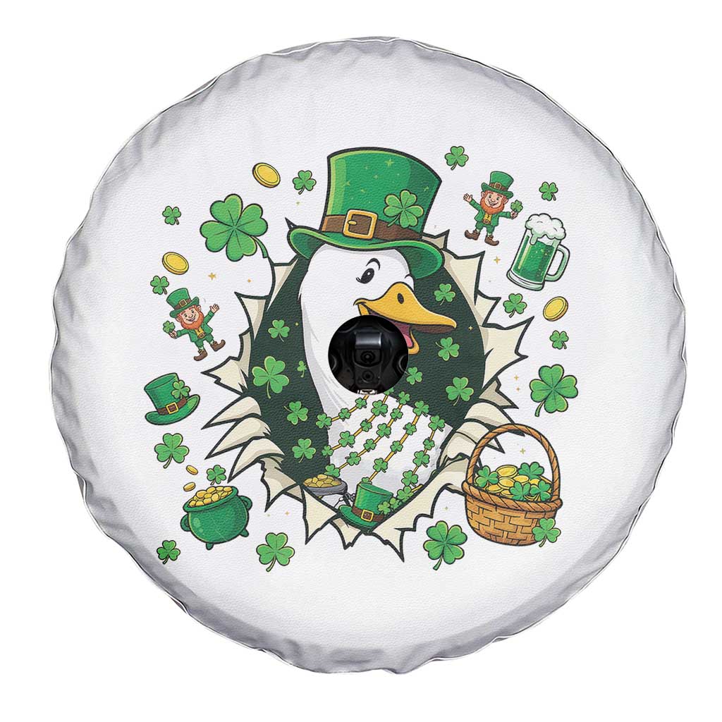 Funny Silly Irish Goose Spare Tire Cover St Patricks Day Celebration TS12 Print Your Wear