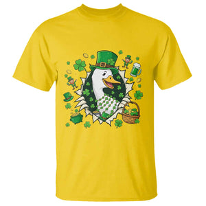 Funny Silly Irish Goose T Shirt St Patricks Day Celebration