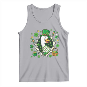 Funny Silly Irish Goose Tank Top St Patricks Day Celebration TS12 Athletic Heather Print Your Wear