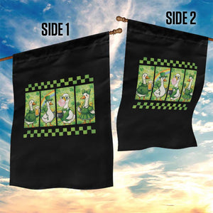 Funny Silly Irish Goose Garden Flag St Patricks Day Goose Lover Gift TS12 Print Your Wear