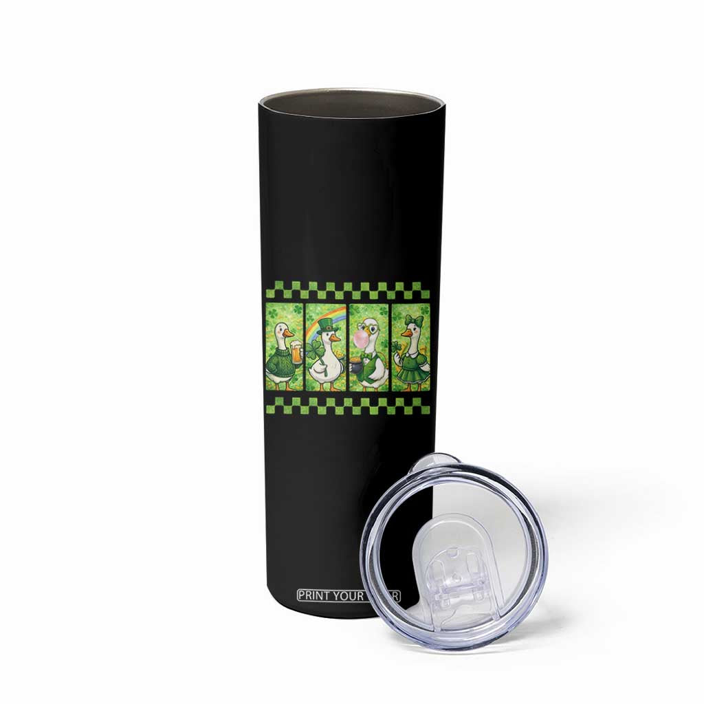 Funny Silly Irish Goose Skinny Tumbler St Patricks Day Goose Lover Gift TS12 Print Your Wear