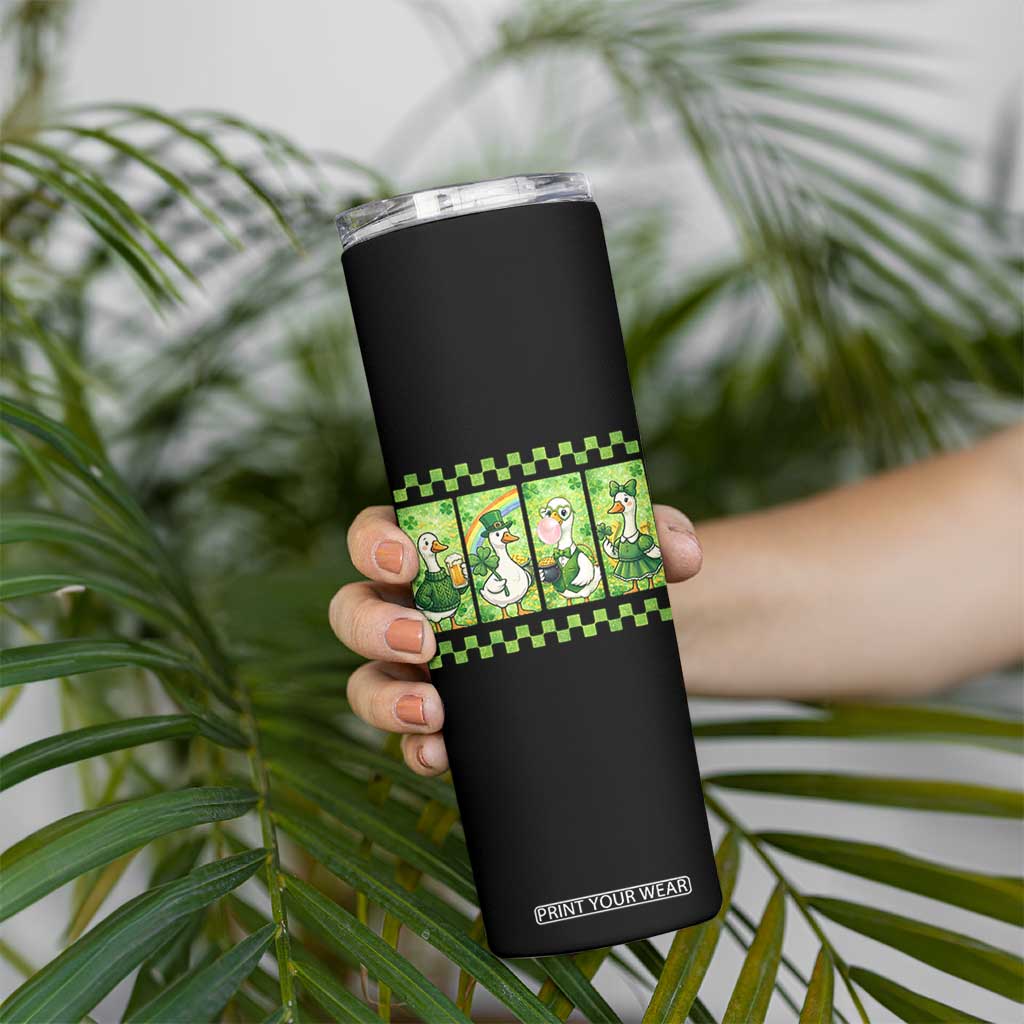 Funny Silly Irish Goose Skinny Tumbler St Patricks Day Goose Lover Gift TS12 Print Your Wear