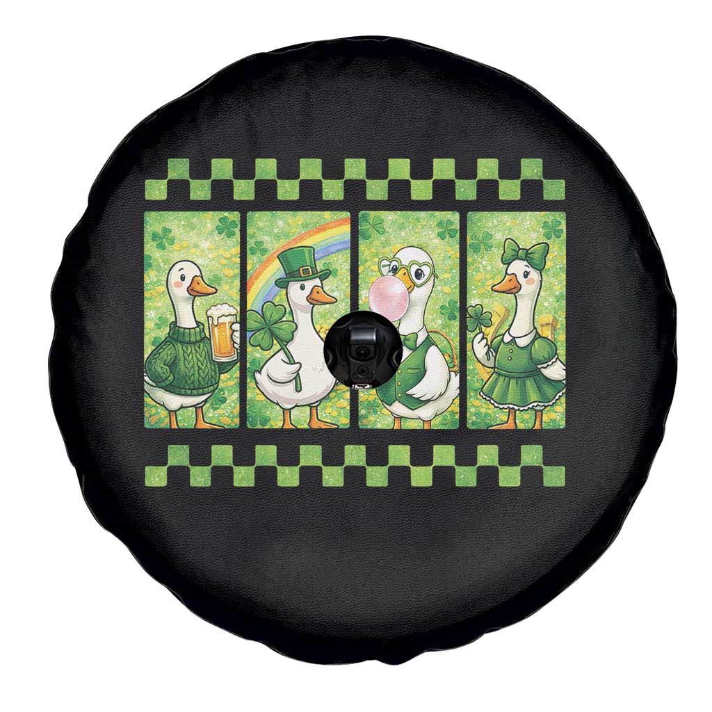 Funny Silly Irish Goose Spare Tire Cover St Patricks Day Goose Lover Gift TS12 Print Your Wear