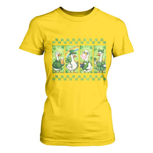 Funny Silly Irish Goose T Shirt For Women St Patricks Day Goose Lover Gift TS12 Daisy Print Your Wear