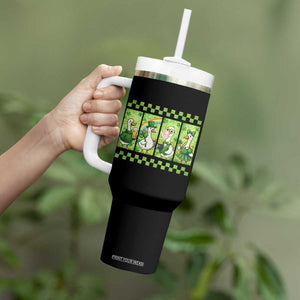 Funny Silly Irish Goose Tumbler With Handle St Patricks Day Goose Lover Gift TS12 Print Your Wear