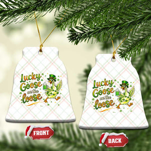 Retro Clover Duck Ceramic Ornament Lucky Goose On The Loose TS12 Print Your Wear