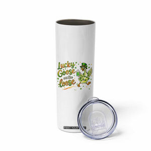 Retro Clover Duck Skinny Tumbler Lucky Goose On The Loose TS12 Print Your Wear