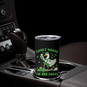 Funny Irish Goose Lover Tumbler Cup Lucky Goose On The Loose TS12 Print Your Wear