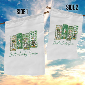 Just A Lucky Goose Nurse Garden Flag St Patricks Day Gift TS12 Print Your Wear