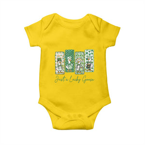 Just A Lucky Goose Nurse Baby Onesie St Patricks Day Gift TS12 Daisy Print Your Wear