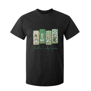 Just A Lucky Goose Nurse T Shirt For Kid St Patricks Day Gift TS12 Black Print Your Wear