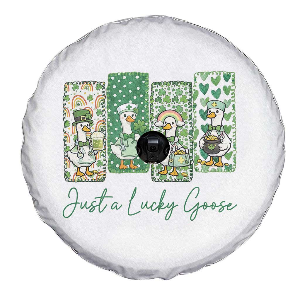 Just A Lucky Goose Nurse Spare Tire Cover St Patricks Day Gift TS12 Print Your Wear