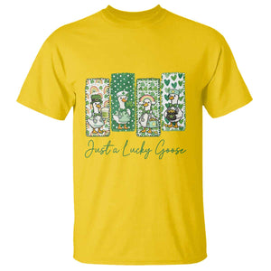 Just A Lucky Goose Nurse T Shirt St Patricks Day Gift