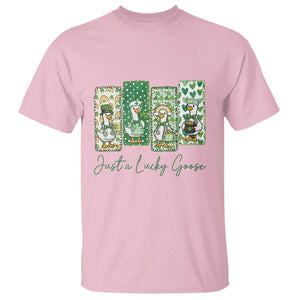 Just A Lucky Goose Nurse T Shirt St Patricks Day Gift TS12 Light Pink Print Your Wear