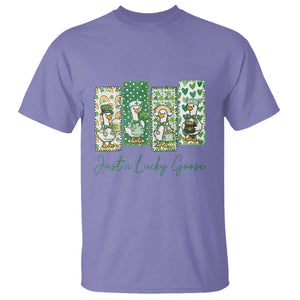 Just A Lucky Goose Nurse T Shirt St Patricks Day Gift TS12 Violet Print Your Wear