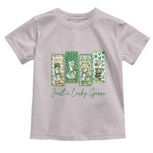 Just A Lucky Goose Nurse Toddler T Shirt St Patricks Day Gift TS12 Ice Gray Print Your Wear