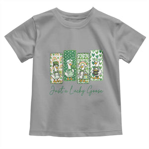 Just A Lucky Goose Nurse Toddler T Shirt St Patricks Day Gift TS12 Sport Gray Print Your Wear