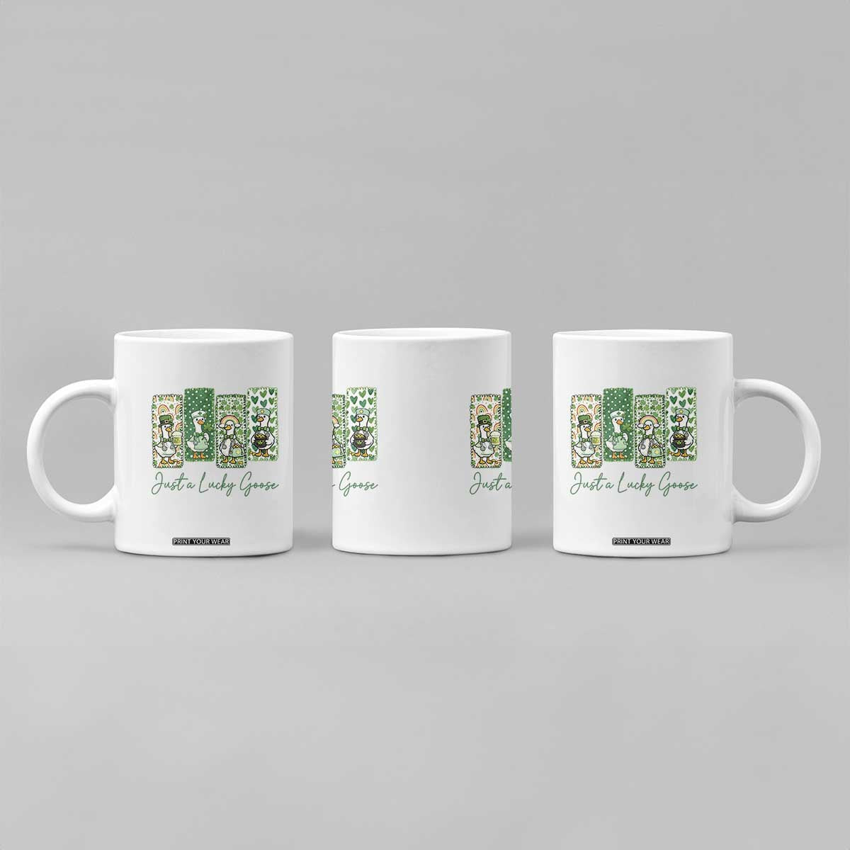 Just A Lucky Goose Nurse Coffee Mug St Patricks Day Gift TS12 Print Your Wear