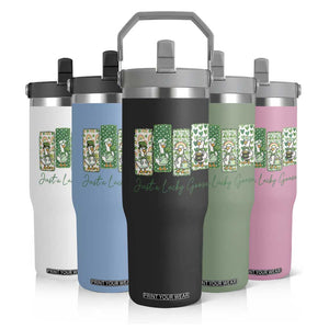 Just A Lucky Goose Nurse Flip Straw Tumbler St Patricks Day Gift TS12 Print Your Wear