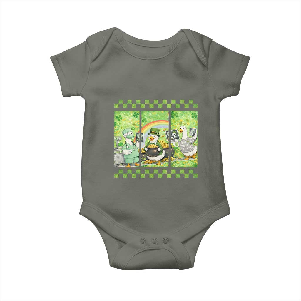 Funny Goose Radiologic Technologist Baby Onesie St Patricks Day Gift TS12 Military Green Print Your Wear