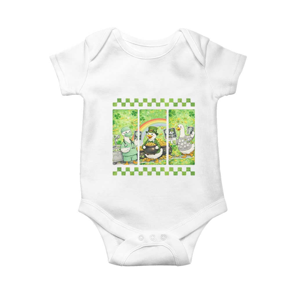 Funny Goose Radiologic Technologist Baby Onesie St Patricks Day Gift TS12 White Print Your Wear