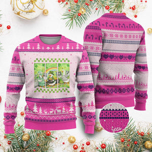 Funny Goose Radiologic Technologist Ugly Christmas Sweater St Patricks Day Gift TS12 Hot Pink Print Your Wear