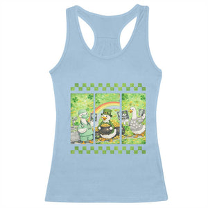 Funny Goose Radiologic Technologist Racerback Tank Top St Patricks Day Gift TS12 Light Blue Print Your Wear