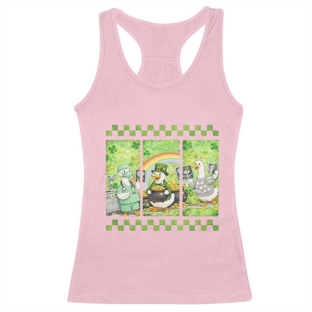 Funny Goose Radiologic Technologist Racerback Tank Top St Patricks Day Gift TS12 Light Pink Print Your Wear