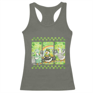 Funny Goose Radiologic Technologist Racerback Tank Top St Patricks Day Gift TS12 Military Green Print Your Wear