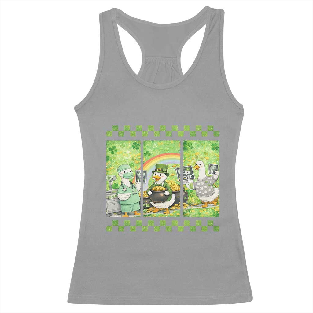 Funny Goose Radiologic Technologist Racerback Tank Top St Patricks Day Gift TS12 Sport Gray Print Your Wear