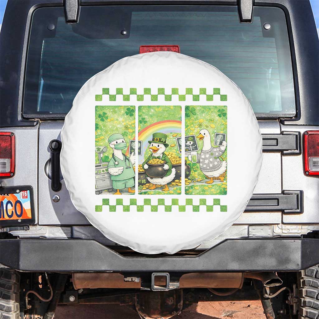 Funny Goose Radiologic Technologist Spare Tire Cover St Patricks Day Gift TS12 No hole White Print Your Wear
