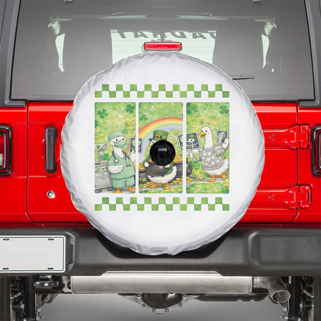 Funny Goose Radiologic Technologist Spare Tire Cover St Patricks Day Gift TS12 White Print Your Wear