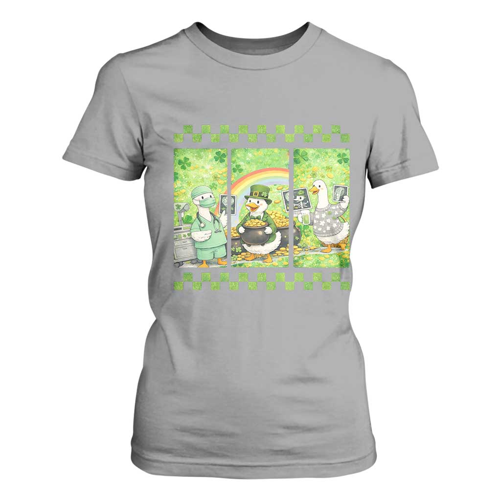 Funny Goose Radiologic Technologist T Shirt For Women St Patricks Day Gift TS12 Sport Gray Print Your Wear