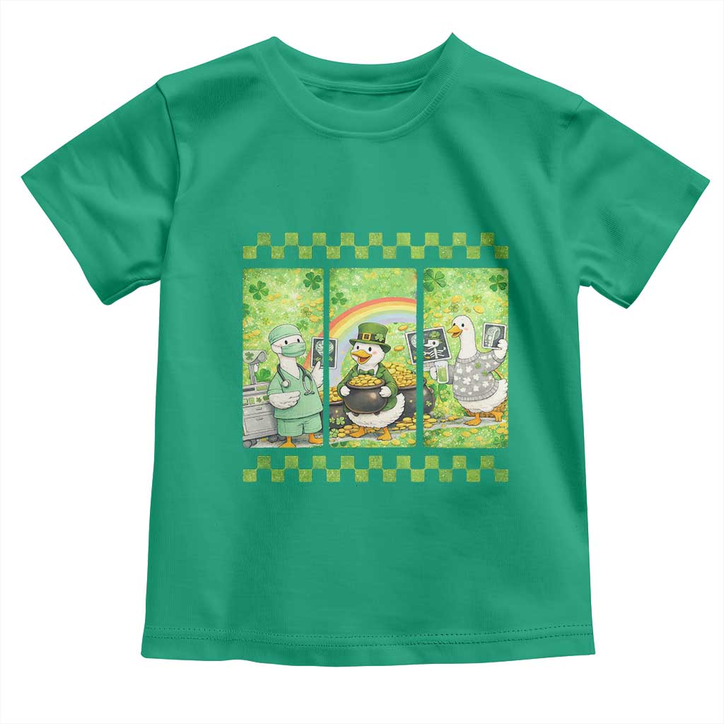 Funny Goose Radiologic Technologist Toddler T Shirt St Patricks Day Gift TS12 Irish Green Print Your Wear