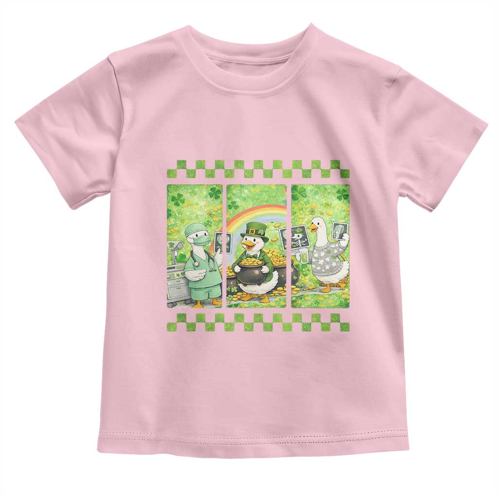 Funny Goose Radiologic Technologist Toddler T Shirt St Patricks Day Gift TS12 Light Pink Print Your Wear