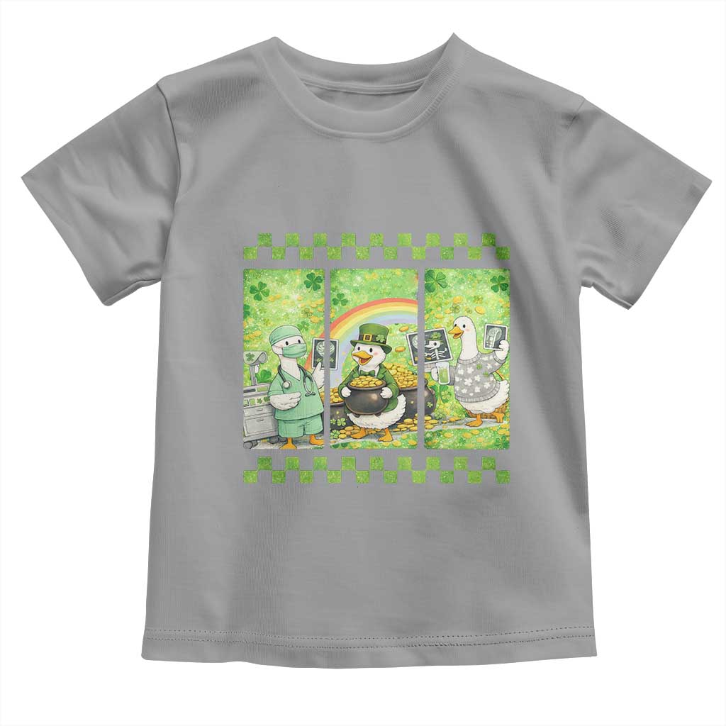 Funny Goose Radiologic Technologist Toddler T Shirt St Patricks Day Gift TS12 Sport Gray Print Your Wear