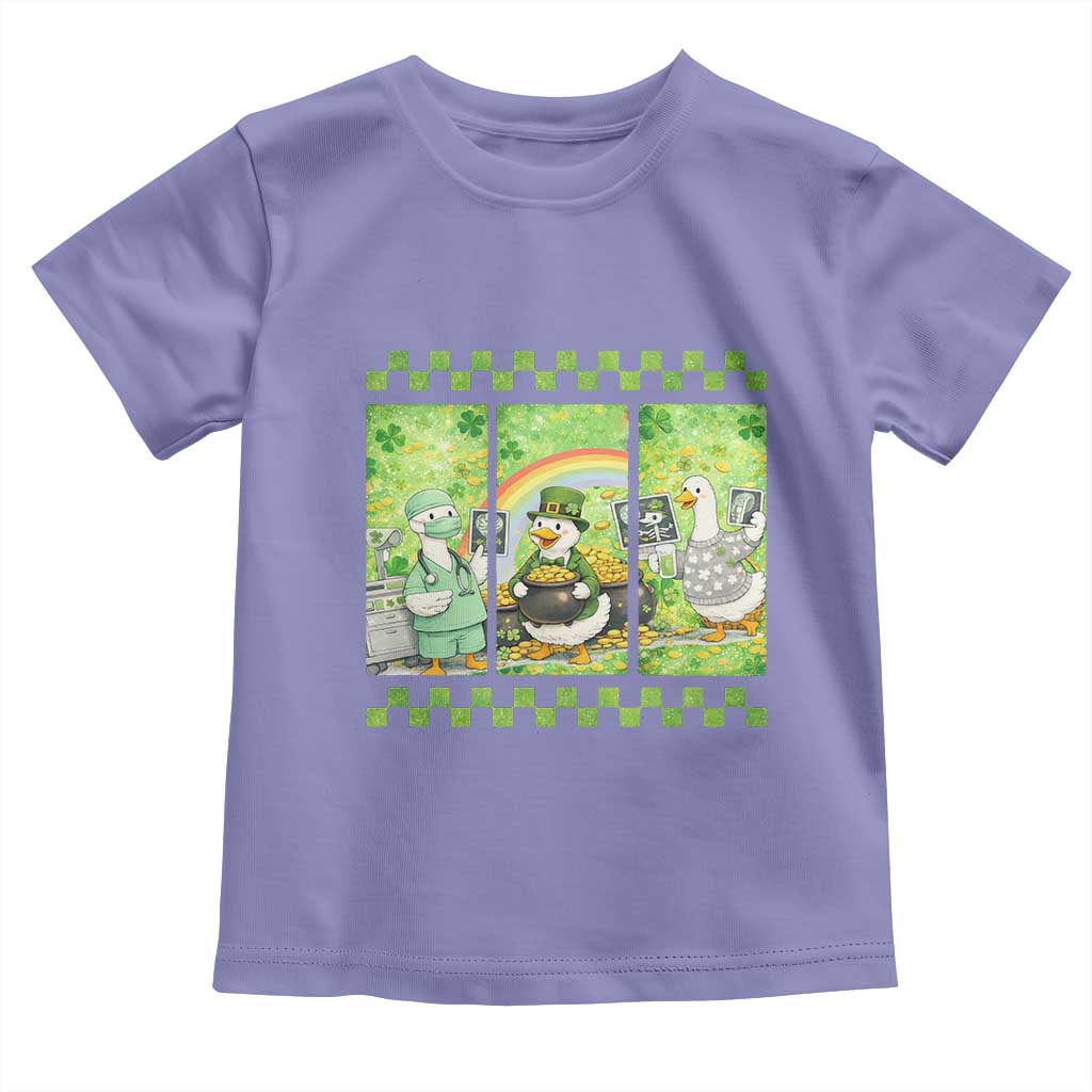 Funny Goose Radiologic Technologist Toddler T Shirt St Patricks Day Gift TS12 Violet Print Your Wear