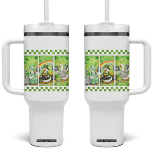 Funny Goose Radiologic Technologist Tumbler With Handle St Patricks Day Gift TS12 One Size: 40 oz White Print Your Wear
