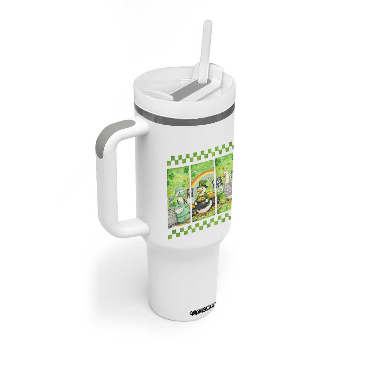 Funny Goose Radiologic Technologist Tumbler With Handle St Patricks Day Gift TS12 Print Your Wear