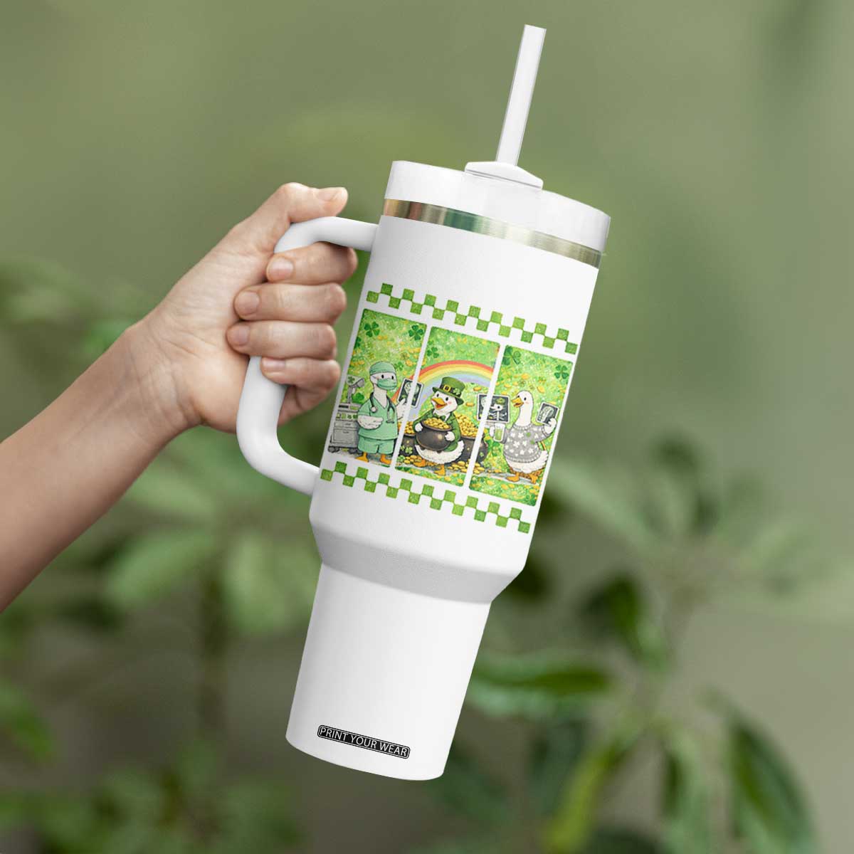 Funny Goose Radiologic Technologist Tumbler With Handle St Patricks Day Gift TS12 Print Your Wear