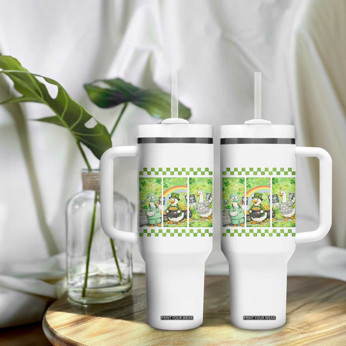 Funny Goose Radiologic Technologist Tumbler With Handle St Patricks Day Gift TS12 Print Your Wear