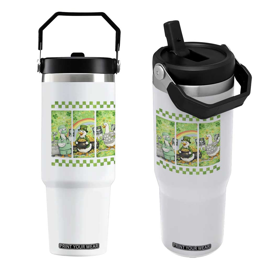 Funny Goose Radiologic Technologist Flip Straw Tumbler St Patricks Day Gift TS12 One Size: 30 oz White Print Your Wear