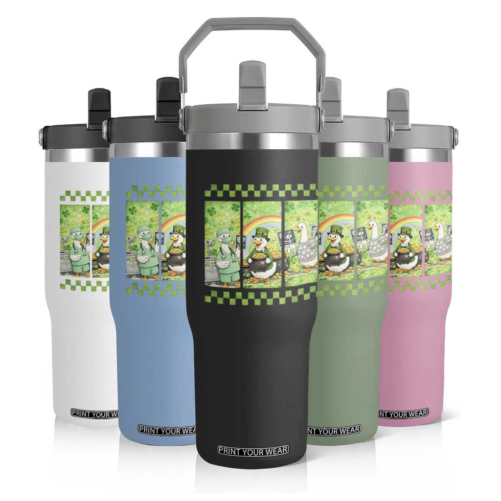 Funny Goose Radiologic Technologist Flip Straw Tumbler St Patricks Day Gift TS12 Print Your Wear