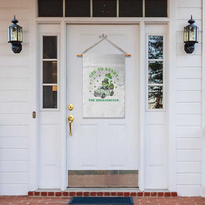 Off To Start The Shenanigans Garden Flag St Patricks Day Frog TS12 Print Your Wear